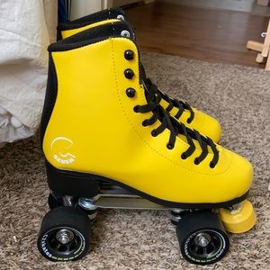 Yellow Roller Skates
